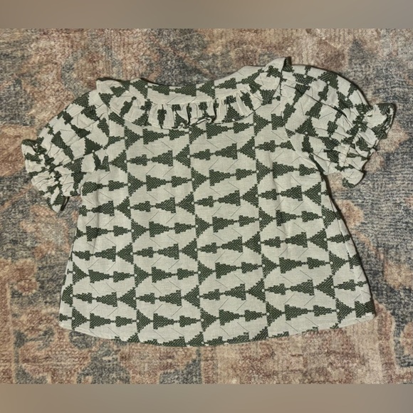 NWOT dRa FOR ANTHROPOLOGY SHORT SLEEVE LINED BABY DOLL TOP SIZE XS - Picture 3 of 7